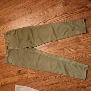 AG Adriano Goldschmied Caden  army green 5 Pocket Trousers Pants 26 R